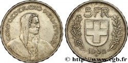 SUIZA 5 Francs Berger des Alpes 1932 Berne