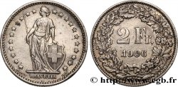 SUISSE 2 Francs Helvetia 1906 Berne - B