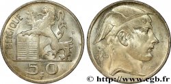 BÉLGICA 50 Francs Mercure, légende française 1948 