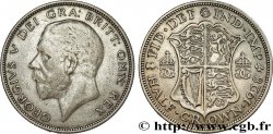 REINO UNIDO 1/2 Crown Georges V / blason 1928 