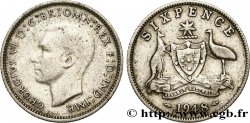 AUSTRALIEN 6 Pence Georges VI 1948 Melbourne
