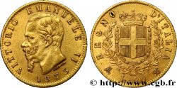 INVESTMENT GOLD 20 Lire Victor Emmanuel II 1873 Milan