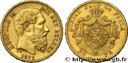 OR D INVESTISSEMENT 20 Francs Léopold II 1871 Bruxelles