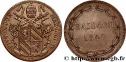 ITALY - PAPAL STATES - PIUS IX (Giovanni Maria Mastai Ferretti) 1 Baiocco 1849 Rome