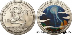 PALAU 1 Dollar Proof Protection de la vie marine 2002  MS 