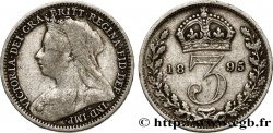 VEREINIGTEN KÖNIGREICH 3 Pence Victoria “Old Head” 1895 