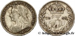 UNITED KINGDOM 3 Pence Victoria “Old Head” 1895 