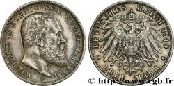 GERMANY - WÜRTTEMBERG 3 Mark Guillaume II 1910 Stuttgart