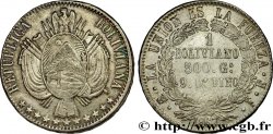 BOLIVIE 1 Boliviano 1867 Potosi TTB 