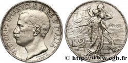 ITALIE 2 Lire Victor Emmanuel III - Cinquantenaire de la proclamation du Royaume d’Italie 1911 Rome