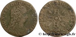 MONACO 1/2 Pezzetta Honoré III 1735 Monaco S 