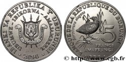 BURUNDI 5 Francs râle ponctué 2014 