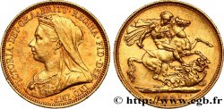 INVESTMENT GOLD 1 Souverain Victoria “Old Head” 1895 Melbourne