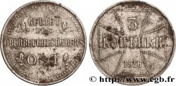 ALLEMAGNE 3 Kopecks Monnaie d’occupation du commandement supérieur du front Est 1916 Hambourg