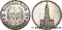DEUTSCHLAND 5 Reichsmark église de la garnison de Potsdam 1935 Munich