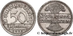 ALLEMAGNE 50 Pfennig gerbe de blé “sich regen bringt segen“ 1922 Berlin