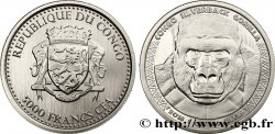 CONGO, DEMOCRATIQUE REPUBLIC 5000 Francs Proof Gorille 2016  MS 