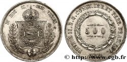 BRAZIL 500 Reis Pierre II 1853 