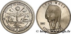 ISLAS MARSHALL 5 Dollars loup gris 1997  SC 