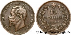 ITALIE 10 Centesimi Victor Emmanuel II roi d’Italie 1866 Birmingham