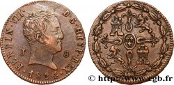 ESPAGNE 8 Maravedis Ferdinand VII 1824 Jubia