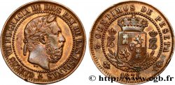 ESPAGNE 5 Centimos Charles VII (Charles de Bourbon, prétendant carliste) 1875 Oñate TTB 