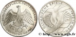 ALLEMAGNE 10 Mark Proof XXe J.O. Munich : l’idéal olympique 1972 Karlsruhe