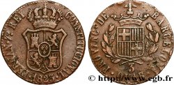 ESPAGNE - BARCELONE 3 Quartos province de Barcelone 1823 