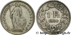 SUIZA 1 Franc Helvetia 1906 Berne - B