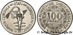 WESTAFRIKANISCHE LÄNDER 100 Francs BCEAO masque 1982 Paris