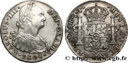 PERU 8 Reales Charles IV 1808 Lima AU/MS 