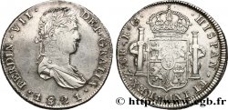 MEXICO 8 Reales Ferdinand VII 1821 Zacatecas