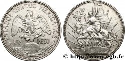 MÉXICO 1 Peso Liberté à cheval  1910 Mexico MBC 
