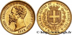 ITALIE - ROYAUME DE SARDAIGNE 20 Lire Victor Emmanuel II 1852 Gênes