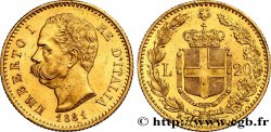 ITALIE 20 Lire Umberto Ier 1881 Rome  SUP 