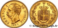 ITALIA 20 Lire Umberto Ier 1882 Rome
