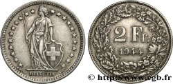 SCHWEIZ 2 Francs Helvetia 1944 Berne