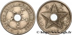 BELGIAN CONGO 5 Centimes monogrames du roi Albert 1910 Heaton