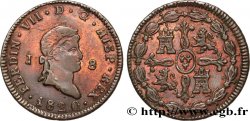 ESPAGNE 8 Maravedis Ferdinand VII 1820 Jubia