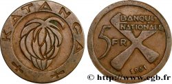 KATANGA 5 Francs 1961 