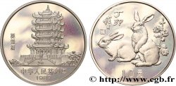 CHINE 10 Yuan Proof Année du Lièvre 1987  SPL 