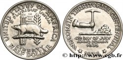 UNITED STATES OF AMERICA 1/2 Dollar centenaire du Wisconsin 1936 Philadelphie