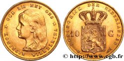 NETHERLANDS 10 Gulden Wilhelmina 1897 Utrecht