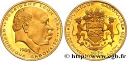 GABON 10 Francs Proof Léon Mba 1960 Paris MS 