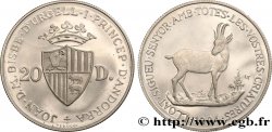 ANDORRE (PRINCIPAUTÉ) 20 Diners Proof chamois 1984 