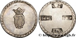 ESPAGNE - FERDINAND VII - SIÈGE DE TARRAGONE 5 Pesetas 1809 Tarragone TB+ 