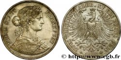 ALLEMAGNE - VILLE LIBRE DE FRANCFORT Double Thaler  1860 Francfort TTB+/SUP 