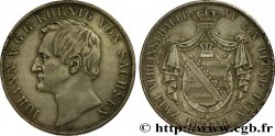 ALLEMAGNE - ROYAUME DE SAXE - JEAN 2 Thaler 1858 Dresde TTB+ 