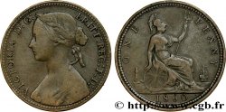VEREINIGTEN KÖNIGREICH 1 Penny Victoria “Bun Head” 1860 