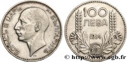 BULGARIA 100 Leva Boris III 1934  XF 